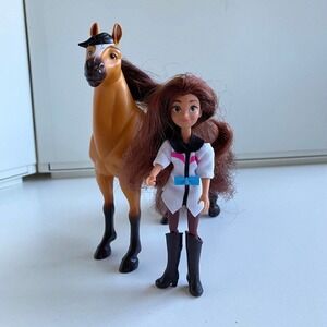 Spirit Riding Free Lucky 5" Doll and Spirit 7" Horse Netflix show Mattel Figures